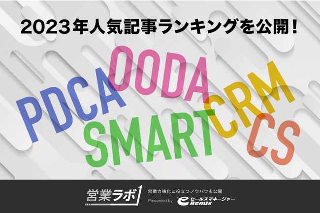 【2023年ビジネス用語のトレンド】月間29万PVの営業力強化メディアが人気記事ランキングを公表。おさえるべきビジネス用語とは？