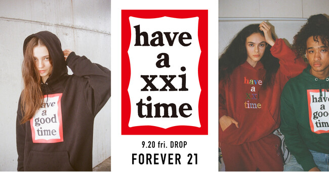 「FOREVER 21」が気鋭ストリートレーベル”have a good time”との日本オリジナルコラボアイテム11型を10月20日（金）より全国販売開始