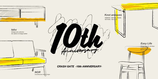 【CRASH GATE】2023年11月、10周年を記念して 初の「ライブペインティングイベント」を開催！10周年特設ページは11月1日にオープン！