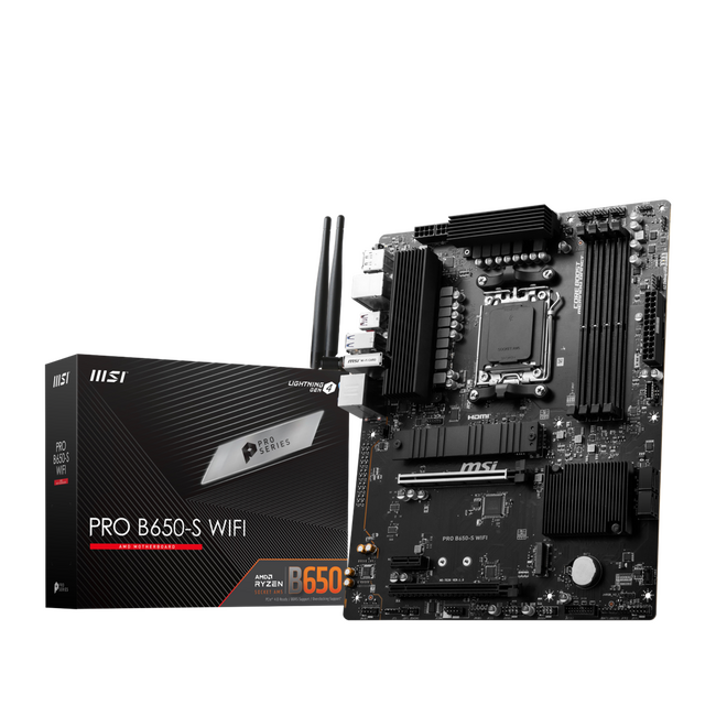 MSI、最新のAMD Ryzen(TM) 7000シリーズ・プロセッサー対応のB650チップセット搭載マザーボード「PRO B650-S WIFI」をAmazon限定で発売