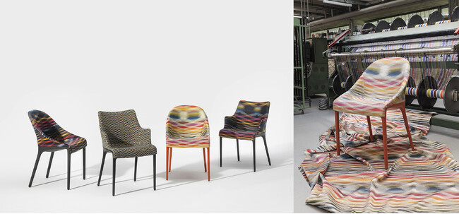 ファッションブランド「ミッソーニ」とのコラボレーションチェアを含むKartell(カルテル)の新製品7種発売開始