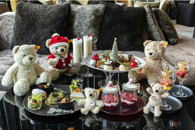 ザ・プリンスギャラリー 東京紀尾井町 “シュタイフのテディベア”と一緒に笑顔でクリスマスを祝うアフタヌーンティー「Cozy Christmas Afternoon Tea」を販売
