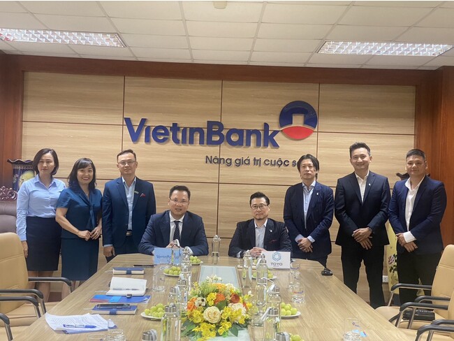 TOYOグループとVietinBank、ベトナムにおける脱炭素社会の実現の協力ついて協議しました。