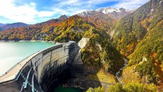 世界有数の山岳観光ルート 立山黒部アルペンルート、黒部ダムの紅葉が見ごろに！深秋期限定のお得なきっぷも10月27日(金)より販売！