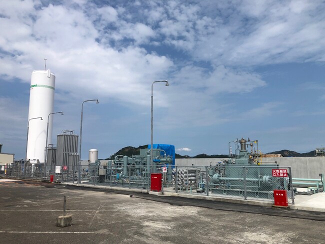 水素関連製品開発のための水素供給設備の建設を完工