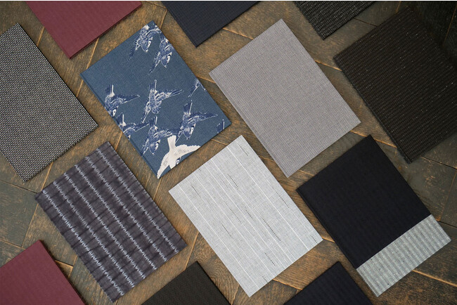 ＜Y. & SONS×カキモリ＞オリジナル生地を使用したノートを展開
