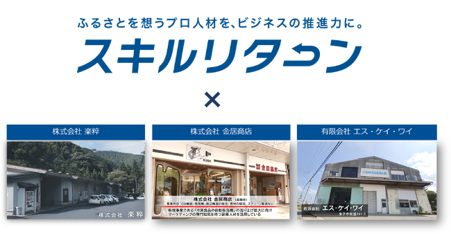 プロ人材活用の浸透により、地域企業の経済発展への寄与を目指す「スキルリターン」、“副業の聖地 鳥取県“で生まれた「副業事例」を公開