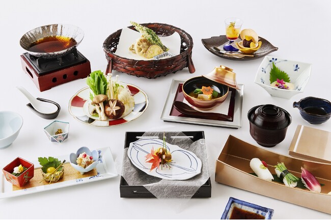 野菜のみのコースで、晩秋から冬の味覚を堪能する「野菜会席」。芝パークホテルのザダイニングが、精進料理のランチコースを期間限定販売