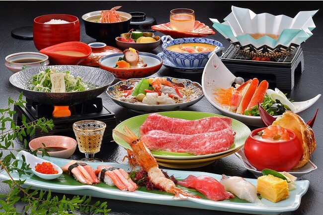 山形・庄内の冬味覚に舌鼓！あつみ温泉 萬国屋が「冬の蟹を味わう忘年会プラン」をリリース。