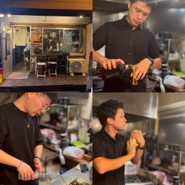 仙台でそれぞれバーを経営していた工藤さんと宇津江さん　
