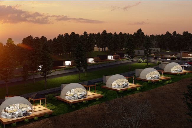 【2023年11月プレオープン】～雄大な夜景・満天の星空を望む絶景グランピングリゾート～「GLAMPING HILLS AKAGIーグランピングヒルズ赤城」