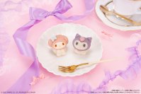 クロミとマイメロディが可愛いリボンをつけて食べマスになった！ちょこんとお座りしたキュートなデザインで登場