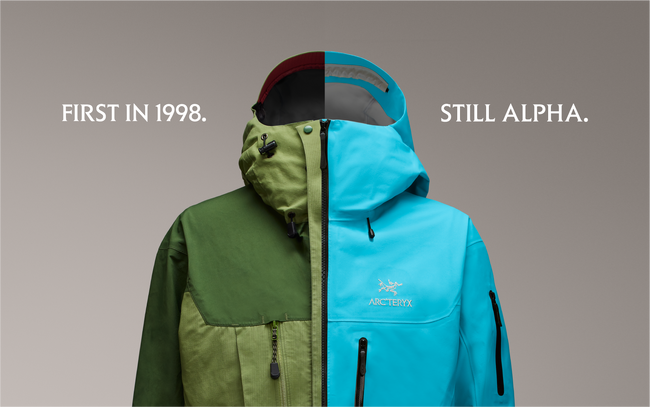 ALPHA SV JACKET 25年の集大成、リサイクル素材を100％使用した「ALPHA SV JACKET」が11月6日（月）店頭販売開始※