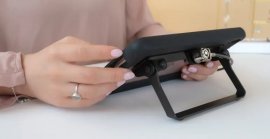 「iPadセキュアキックスタンド」ご利用イメージⅠ 「iPadセキュアキックスタンド」ご利用イメージⅠ