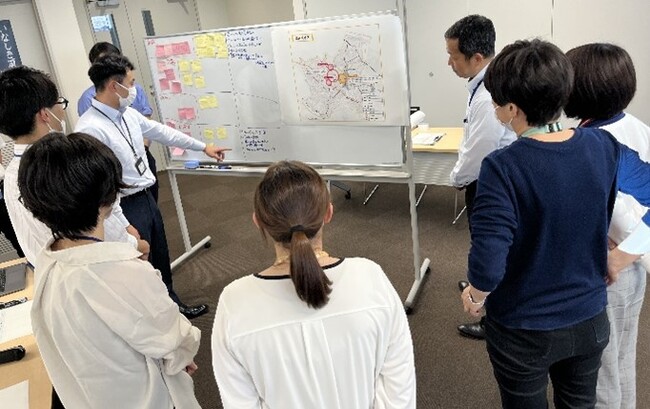 地域の持続可能なまちづくりパートナーとして住民視点で地域の新たな価値創造を行う若手職員ワークショップを実施