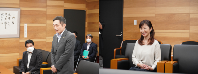 アンバサダーの伍代夏子氏が奄美市を訪問「ペットと避難できる場所があるだけで助かる命がたくさんあると思う」