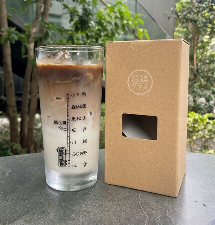 東上線オリジナル沿線グラスを発売
