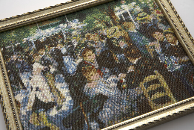 印象派の画家ルノワールの代表作をモチーフにした刺しゅうアイテムがホビーラホビーレに初登場！
