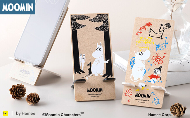 モバイルアクセサリーブランド「Hamitas（ハミタス）」「ムーミン」デザインの組み立て式ウッドスタンドが登場