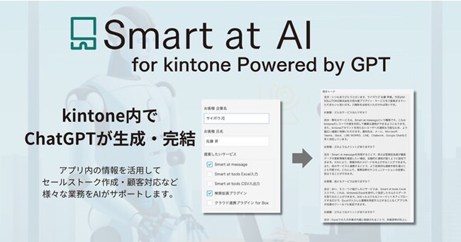 kintoneでChatGPTが利用できるプラグインを提供開始