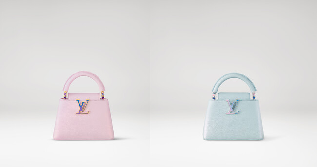 【ルイ・ヴィトン】新雪に降り注ぐ冬の陽光を想わせる「カプシーヌ」の新作が登場