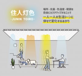 最優秀賞 「住人灯色 -JUNIN TOIRO-」 最優秀賞 「住人灯色 -JUNIN TOIRO-」