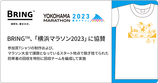 BRING(TM)、昨年に続き「横浜マラソン2023」に協賛