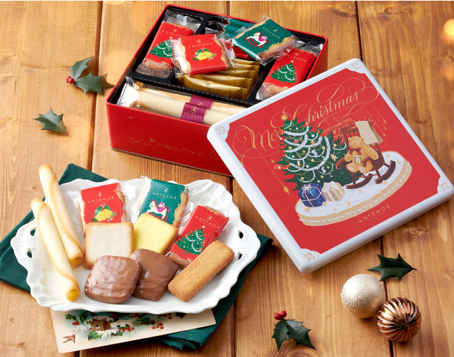 【アンテノール】 クリスマス限定クッキー缶を新発売！「おもちゃ達が踊り出すクリスマス」をテーマに、かわいい贈り物が勢揃い