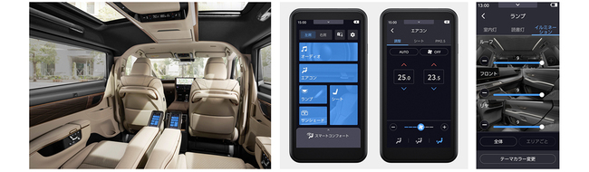 トヨタ自動車の新型「アルファード」「ヴェルファイア」「センチュリー」「レクサスLM」向けに「リヤマルチオペレーションパネル」を製品化