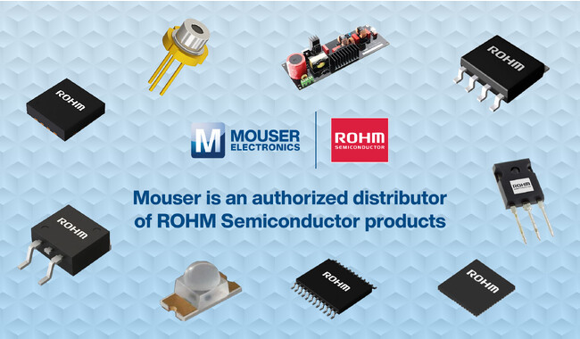 マウザー、新たにローム株式会社の製品取り扱いを開始