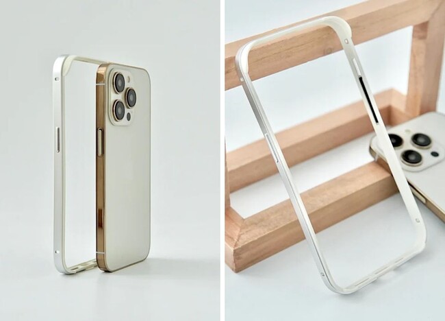 【iPhone15対応】シンプルなデザインが魅力のメタルスマホケースを新発売！