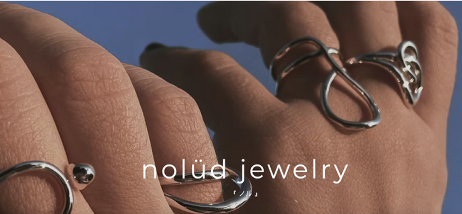 北欧デザインのリサイクルシルバージュエリー『nolud jewelry』の販売を開始しました。