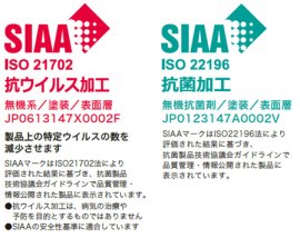 「SIAA」認証取得 「SIAA」認証取得