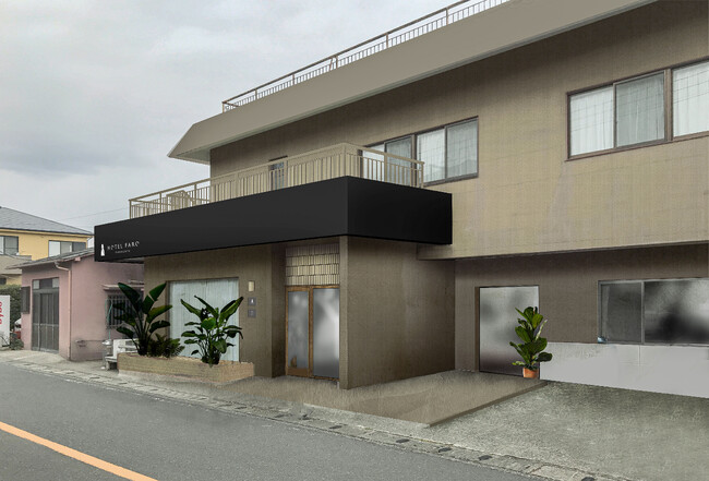 真鶴町にオープン予定の新規宿泊施設【HOTEL FARO manazuru】のオープン日が12月2日（土）に延期となりました。