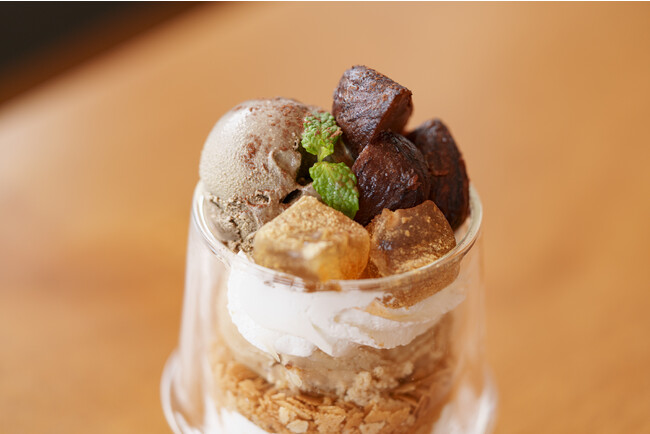 【11月末まで】栗×ほうじ茶×わらび餅 秋の味覚と和風素材を組み合わせた贅沢和パフェ