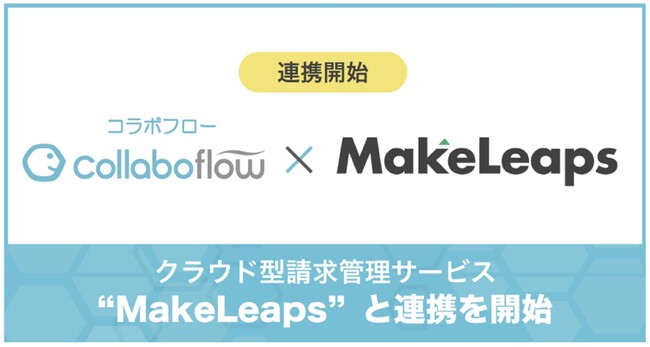ワークフローの「コラボフロー」とクラウド型請求管理サービスMakeLeapsが連携