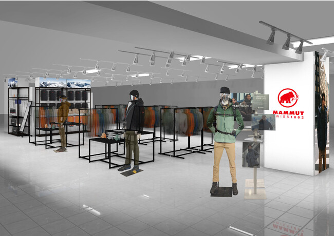 2023年秋冬のマムートPOP UPを池袋西武本店で11/1より開催！新作ダウンやアウターを中心にアーバンウェアを展開。