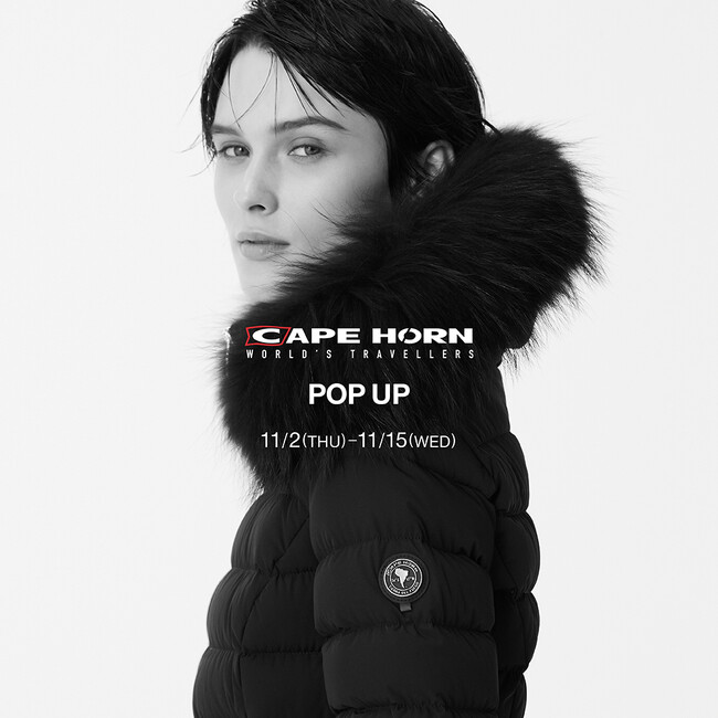 allureville(アルアバイル)ルミネ横浜店・有楽町マルイ店にてCAPE HORN(ケープホーン)POP UP開催。