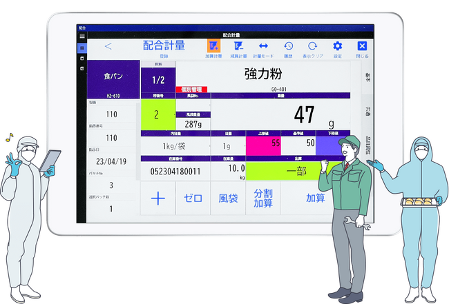 モノ作りの計量・管理作業工程を、ITの面からサポートする「smart@scale」