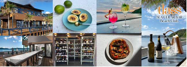 奄美海底熟成ワイン・地産食材メニュー・地産サンゴのカウンター・オーシャンビュー「tlass SEA CELLAR BAR Beach Club」が奄美大島にオープン