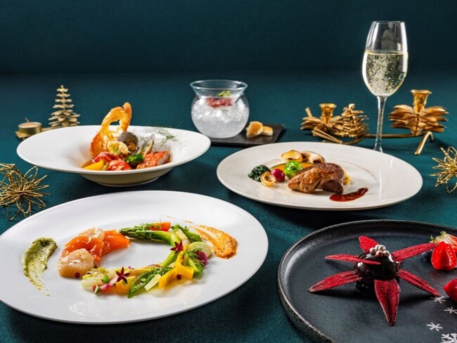 フレンチ「ベイ・ビュー」が贈るクリスマス限定の美食ディナーを堪能「Menu de Noel 2023」販売期間 12月22日(金) ～ 12月 25日(月)