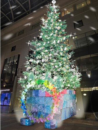 大丸福岡天神店2023クリスマスツリー　CIRCULATION～循環～