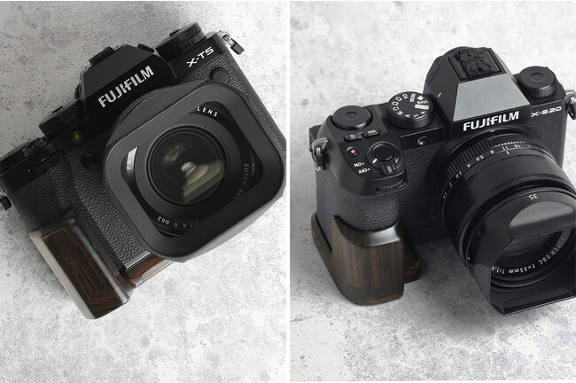 SHOTEN:富士フイルム X-T5、X-S20 用 カメラウッドグリップ 発売