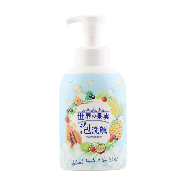 植物由来の酵素「パパイン」とモロッコ溶岩クレイを配合した洗顔料「世界の果実　すっきり泡洗顔」ドラッグストアで販売開始