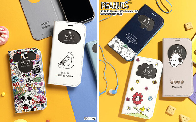 モバイルアクセサリーブランド「Hamitas（ハミタス）」「PEANUTS/ピーナッツ」&「ディズニーキャラクター」デザイン「CERTA ケルタダイアリーケースマルタイプ」が登場