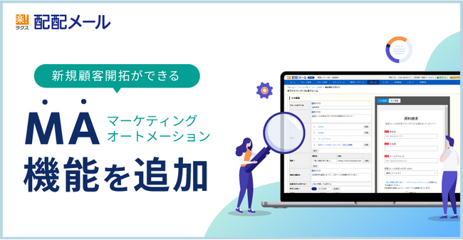 ラクスが提供する配配メールの「Bridgeプラン」にMA（マーケティングオートメーション）機能を追加