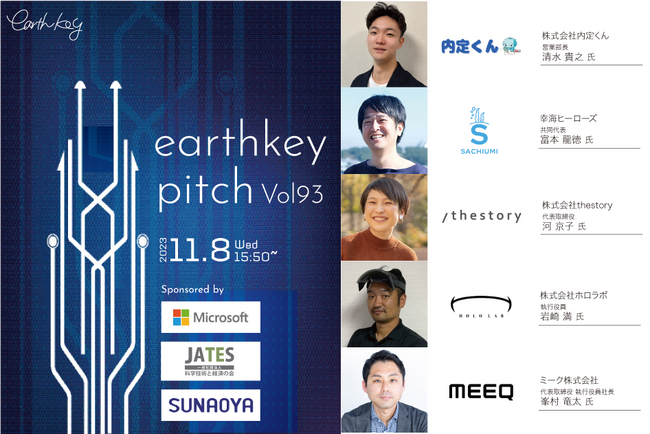 1時間で『５社』の最先端スタートアップ企業と出会える！