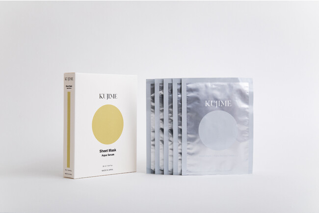 美容液一本分30mLを詰め込んだ超浸透モイストリッチマスク 「Aqua Serum Sheet Mask」をKUJIMEの新たなラインナップとして発売！