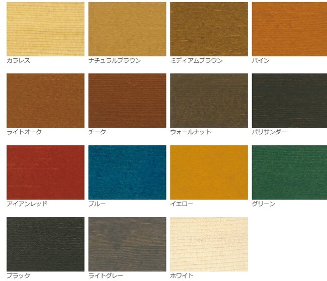 屋内用の自然系木材保護塗料「ランバージュ アマニカラー」 新発売