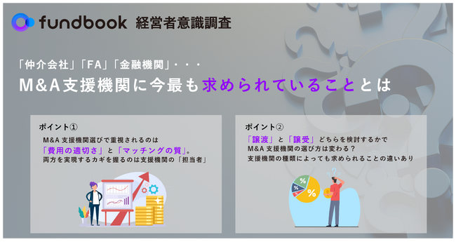 M&A支援機関に必要なのは「適切な費用設計」と「ニーズに沿ったマッチング」　顧客の意向を汲み支援ができるかがM&A成功の鍵
